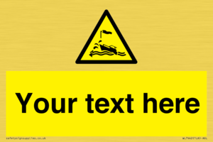 Custom Warning wind over tide conditions